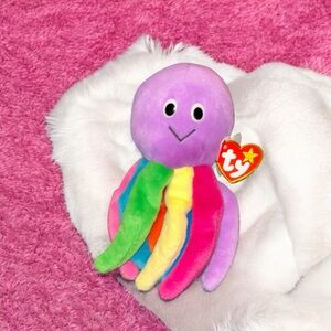 Ty Beanie Babies 30th Anniversary Plush Toy Blinky the Octopus